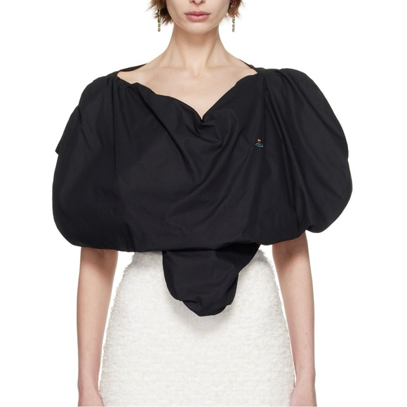 NWT Vivienne Westwood Black Heart Blouse IT40 US10 - Picture 7 of 9